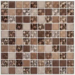 ATMOSPHERA CREATEUR D'INTERIEUR - Lot de 2 stickers - carrelage - 26x26 cm