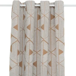 ATMOSPHERA CREATEUR D'INTERIEUR - Rideau "maloe" jacquard cannelle 140x260cm