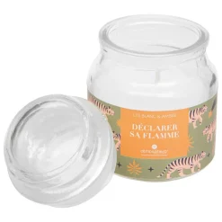 ATMOSPHERA CREATEUR D'INTERIEUR - Bougie parfumée "jomy" - lys blanc et ambre - 70g