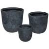 ATMOSPHERA CREATEUR D'INTERIEUR - Set de 3 pots - métal