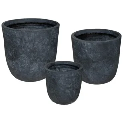 ATMOSPHERA CREATEUR D'INTERIEUR - Set de 3 pots - métal