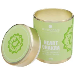 ATMOSPHERA CREATEUR D'INTERIEUR - Bougie parfumée "chakra" - chakra du coeur - 200g