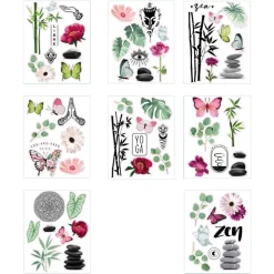 ATMOSPHERA CREATEUR D'INTERIEUR - Sticker illustratif "zen" 30x42