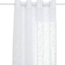 ATMOSPHERA CREATEUR D'INTERIEUR - Voilage motif abstrait "lazi" blanc 140x240cm