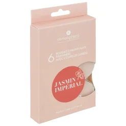 ATMOSPHERA CREATEUR D'INTERIEUR - 6 bougies parfumées "izor" d3,72cm rose