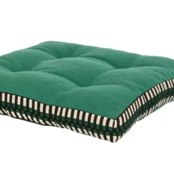 ATMOSPHERA CREATEUR D'INTERIEUR - Galette de chaise "malakite" vert cèdre 38x38cm
