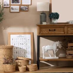 ATMOSPHERA CREATEUR D'INTERIEUR - Vase verre bleu h245cm