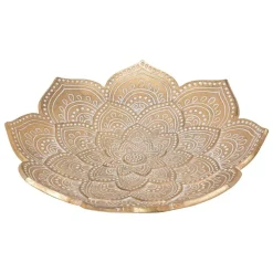 ATMOSPHERA CREATEUR D'INTERIEUR - Coupelle "oasis" résine doré d29,5cm