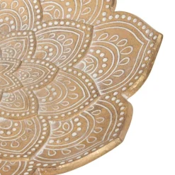 ATMOSPHERA CREATEUR D'INTERIEUR - Coupelle "oasis" résine doré d29,5cm