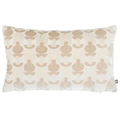 ATMOSPHERA CREATEUR D'INTERIEUR - Coussin "luna" jacquard velours lin 30x50cm