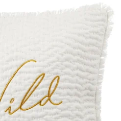 ATMOSPHERA CREATEUR D'INTERIEUR - Coussin brodé 