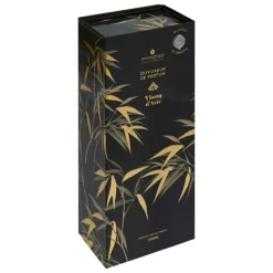 ATMOSPHERA CREATEUR D'INTERIEUR - Diffuseur de parfum "plum" en verre d9cm bleu