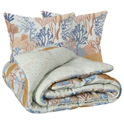 ATMOSPHERA CREATEUR D'INTERIEUR - Parure de lit imprimée "azura" 240x220cm