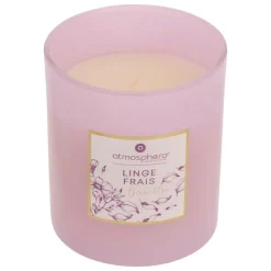 ATMOSPHERA CREATEUR D'INTERIEUR - Bougie parfumée "mael" linge frais 190g