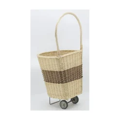 AUBRY GASPARD - Chariot à bûches en osier 1