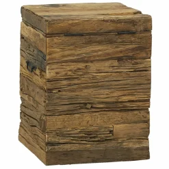 AUBRY GASPARD - Coffre en bois massif recyclé petit modèle