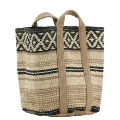 AUBRY GASPARD - Corbeille en toile de jute épaisse afriqua