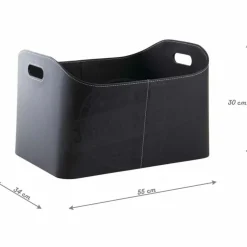 AUBRY GASPARD - Corbeille à bûches en polyuréthane