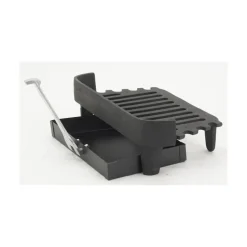 AUBRY GASPARD - Grille de cheminée + tiroir à cendres en fonte