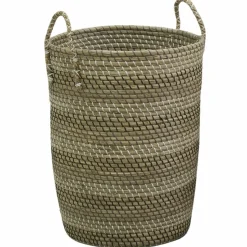 AUBRY GASPARD - Paniers à linge tressés en jonc de mer (lot de 3)