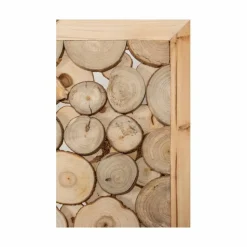 AUBRY GASPARD - Paravent en sapin sculpté sur socle omega