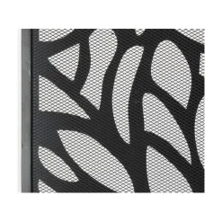 AUBRY GASPARD - Pare-feu de cheminée en métal noir arbre