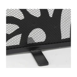 AUBRY GASPARD - Pare-feu de cheminée en métal noir arbre