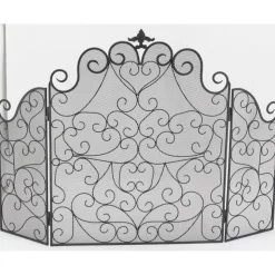 AUBRY GASPARD - Pare-feu en fer forgé noir