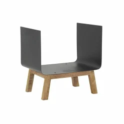 AUBRY GASPARD - Porte-bûches en métal et manguier