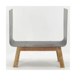 AUBRY GASPARD - Porte-bûches en métal et manguier