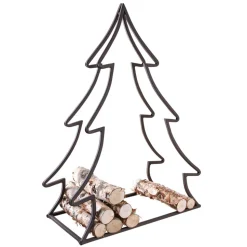 AUBRY GASPARD - Porte-bûches en métal sapin