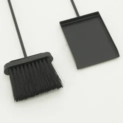 AUBRY GASPARD - Porte-bûches en métal noir + 4 accessoires