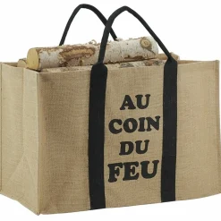 AUBRY GASPARD - Sac à bûches en jute