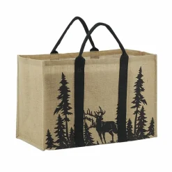 AUBRY GASPARD - Sac à bûches en jute