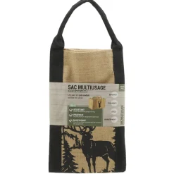 AUBRY GASPARD - Sac à bûches en jute