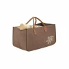 AUBRY GASPARD - Sac à bûches en feutrine 50 x 25 cm