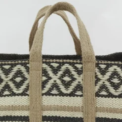 AUBRY GASPARD - Sac à bûches en jute naturel et teinté