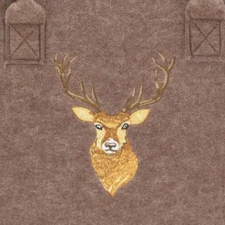 AUBRY GASPARD - Sac à bûches en feutrine 50 x 25 cm