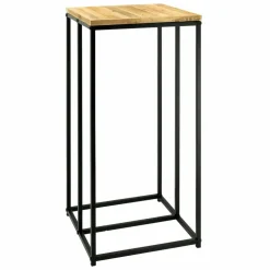 AUBRY GASPARD - Sellette porte-bûches en métal et bois rondo