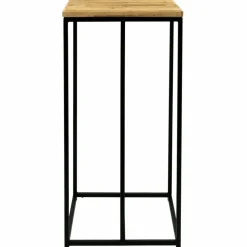 AUBRY GASPARD - Sellette porte-bûches en métal et bois rondo