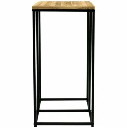 AUBRY GASPARD - Sellette porte-bûches en métal et bois rondo