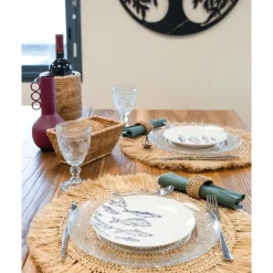 AUBRY GASPARD - Vase en métal metyk cassis