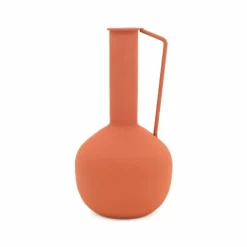 AUBRY GASPARD - Vase en métal meltik terracotta