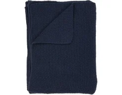 BEST MOBILIER - Adrano - plaid - 130x170 cm - en coton recyclé