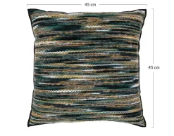 BEST MOBILIER - Antonio - coussin - coton et polyester - 45x45 cm