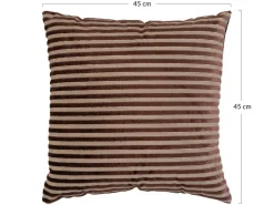 BEST MOBILIER - Arusha - coussin - coton et polyester - 45x45 cm