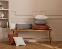 BEST MOBILIER - Crocus - coussin - en tissu - 35x35 cm