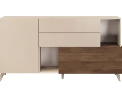 BEST MOBILIER - Estelle - buffet bas - 2 portes et 2 tiroirs - 181 cm