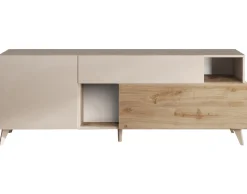 BEST MOBILIER - Estelle - meuble tv - 2 portes et 1 tiroir - 181 cm