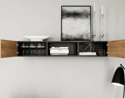 BEST MOBILIER - Felicia - étagère suspendue - 120 cm